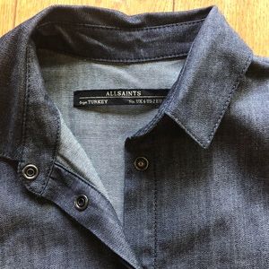 NWOT All Saints Button Up